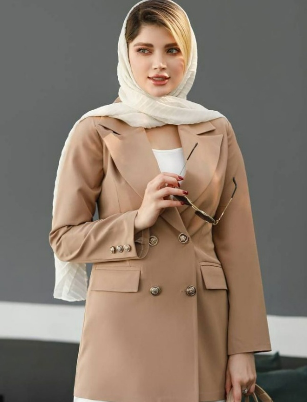 مانتو کتی زیبا نسکافه‌ای
